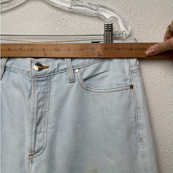 Goldsign Light Wash Straight Leg Jeans Women’s 29 Button Fly Made in USA - Picture 13 of 15